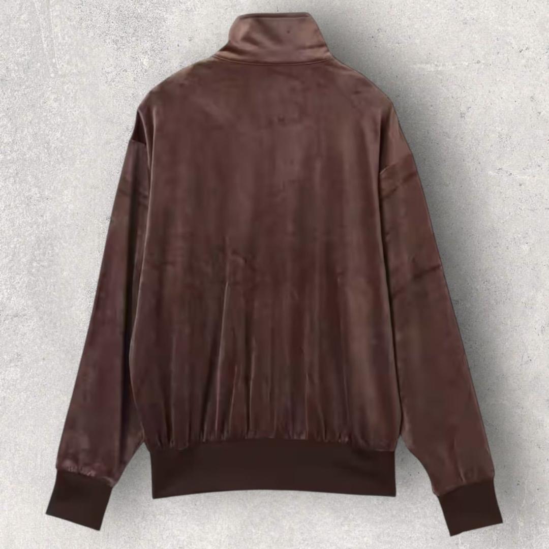 新品 アディダス ファイヤーバード トラックトップ ベロア XL ブラウン