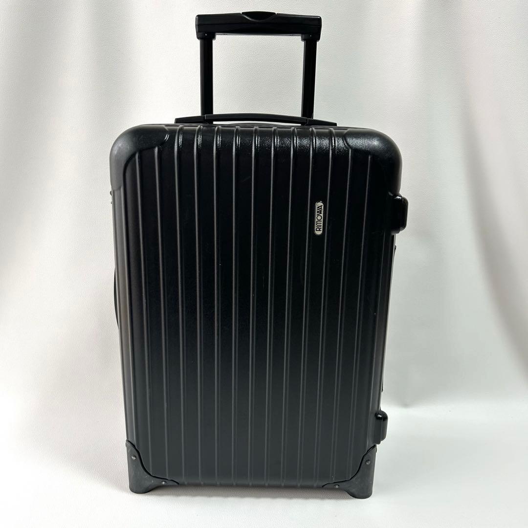 美品＊リモワ サルサ 35L 2輪 マットブラック 機内持込 TSAロック 黒