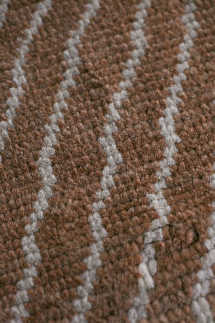 72×63 モロッコ　ベニワレン　新品　ウール　ホワイト　ブラウン