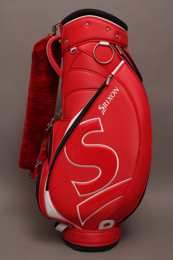 良品 スリクソン SRIXON キャディバッグ《8.5型》カート 5分割 レッド