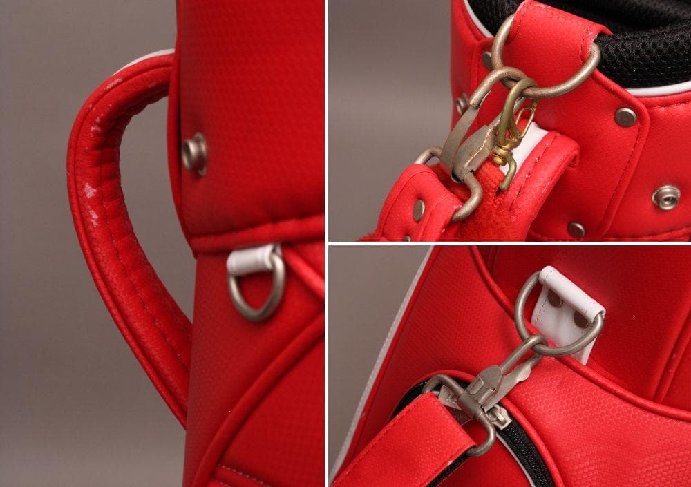 良品 スリクソン SRIXON キャディバッグ《8.5型》カート 5分割 レッド