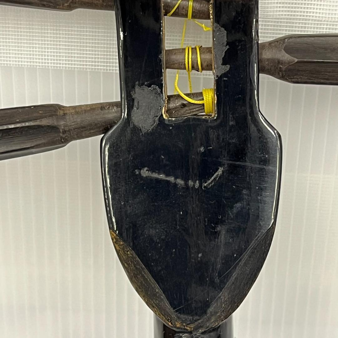 さ*わ様 【中古】三味線 本体 沖縄三線 人工皮張り 和楽器 琉球 弦楽器