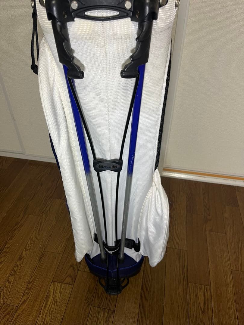 Mizuno ゴルフキャディバッグ ホワイト/ブルー