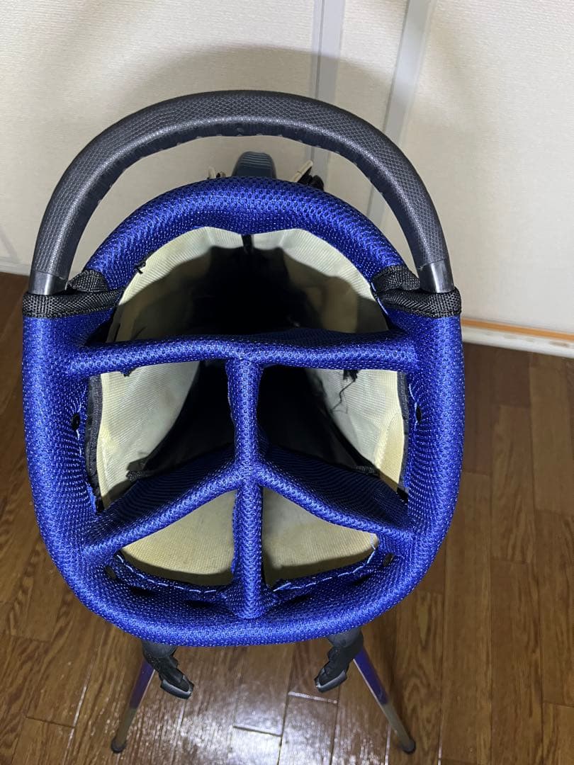 Mizuno ゴルフキャディバッグ ホワイト/ブルー