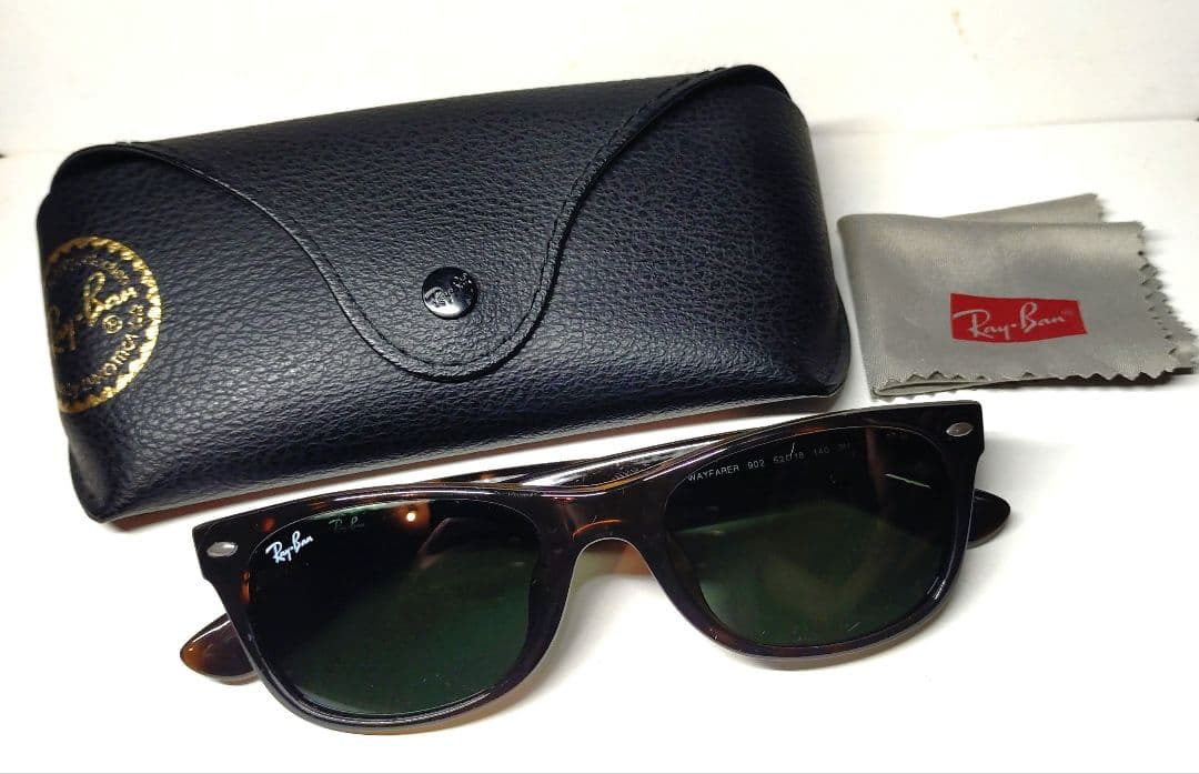 Ray-Ban New Wayfarer 鼈甲 G15 美品 ケース・クロス付