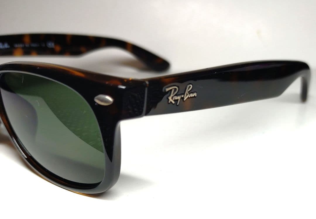 Ray-Ban New Wayfarer 鼈甲 G15 美品 ケース・クロス付