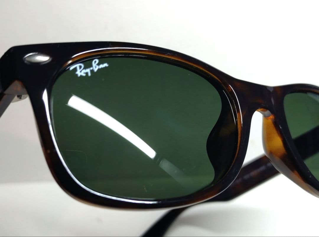 Ray-Ban New Wayfarer 鼈甲 G15 美品 ケース・クロス付