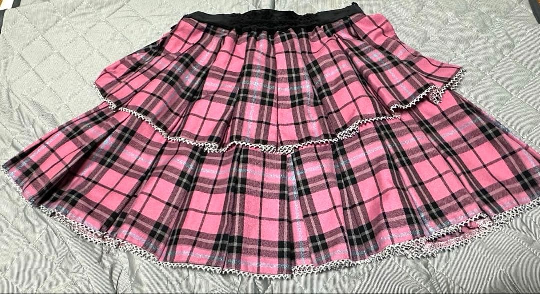angelic pretty スカート　ピンク　チェック　タータン　ロリータ