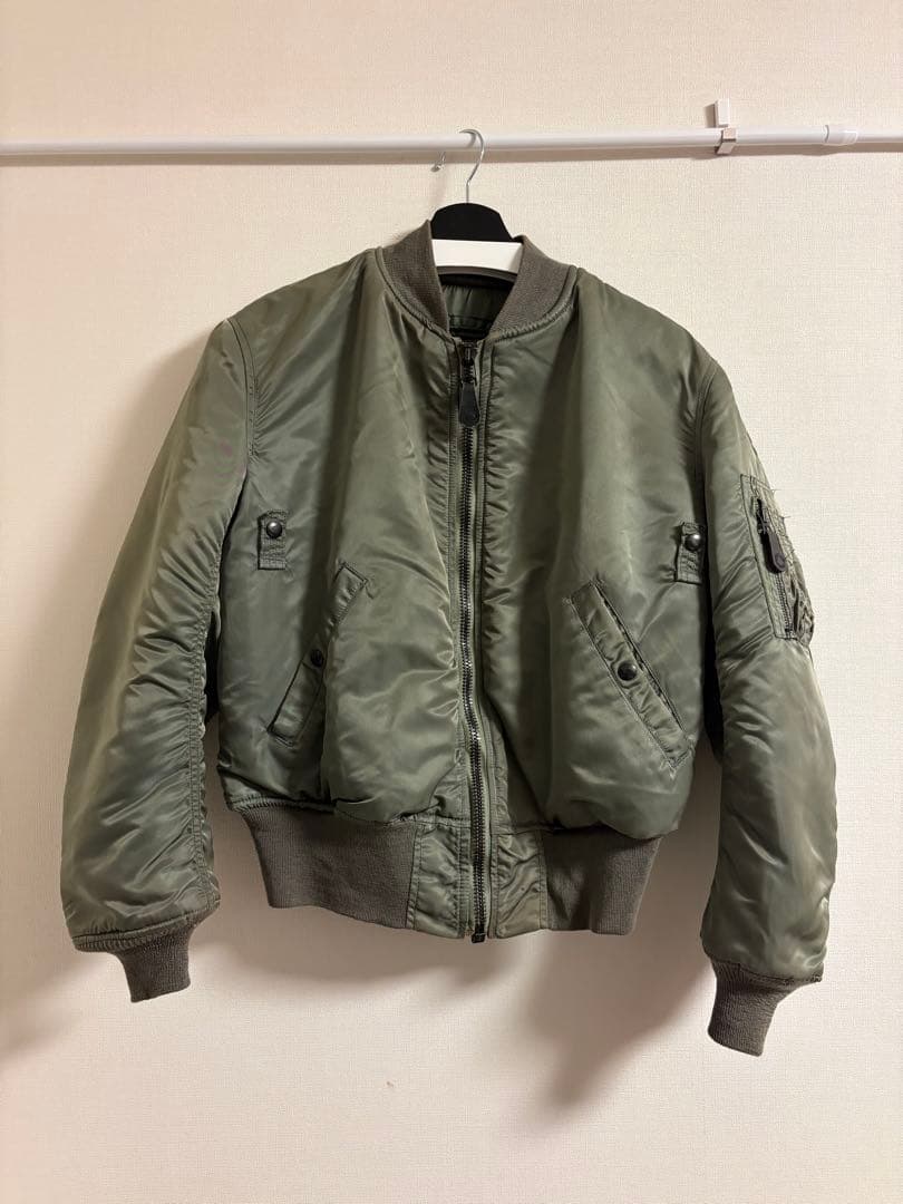 90s USA製 alpha B-15D サイズ38　検　ma1