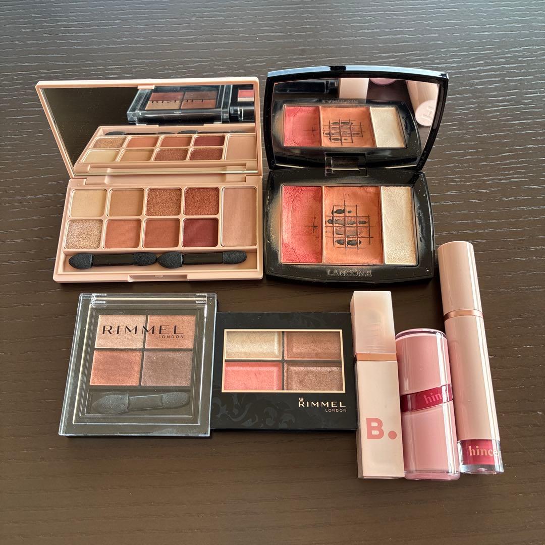 コスメまとめ売り ピンク コーラル ローズ セット アイシャドウ チーク