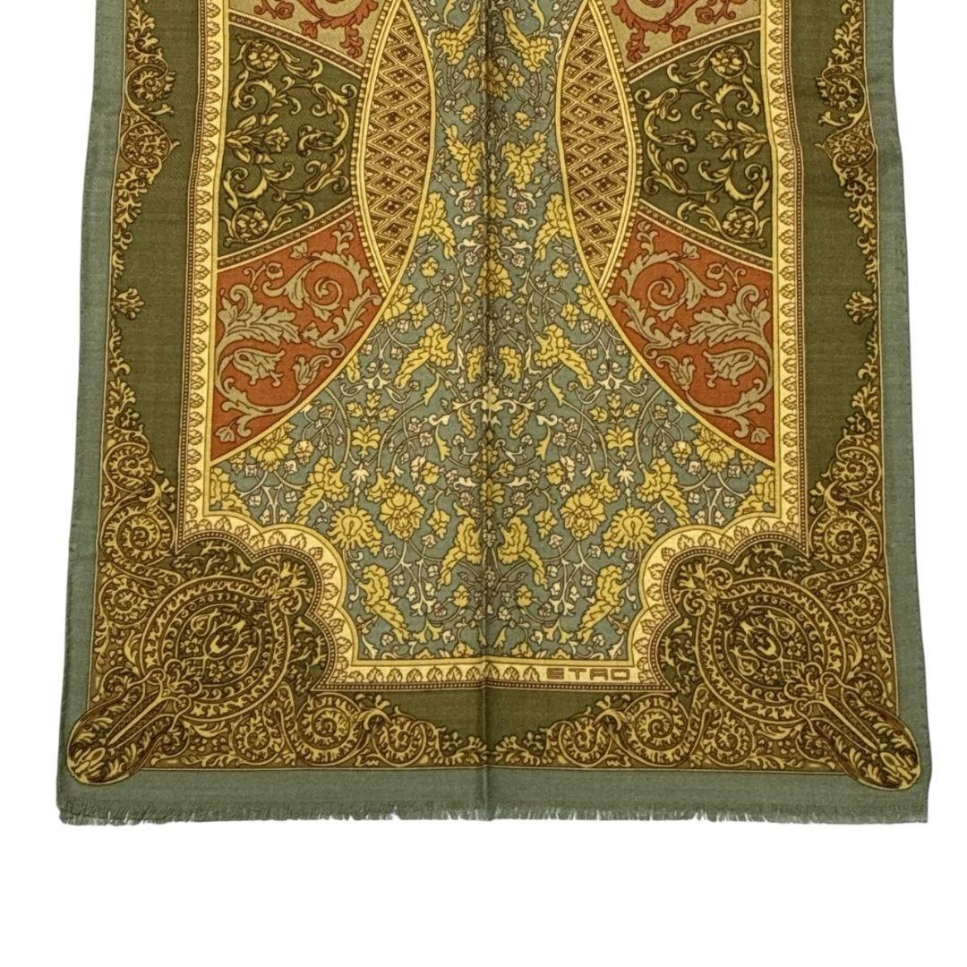 新品・未使用品✨ETRO シルク混 イタリア製 大判ストール スカーフ