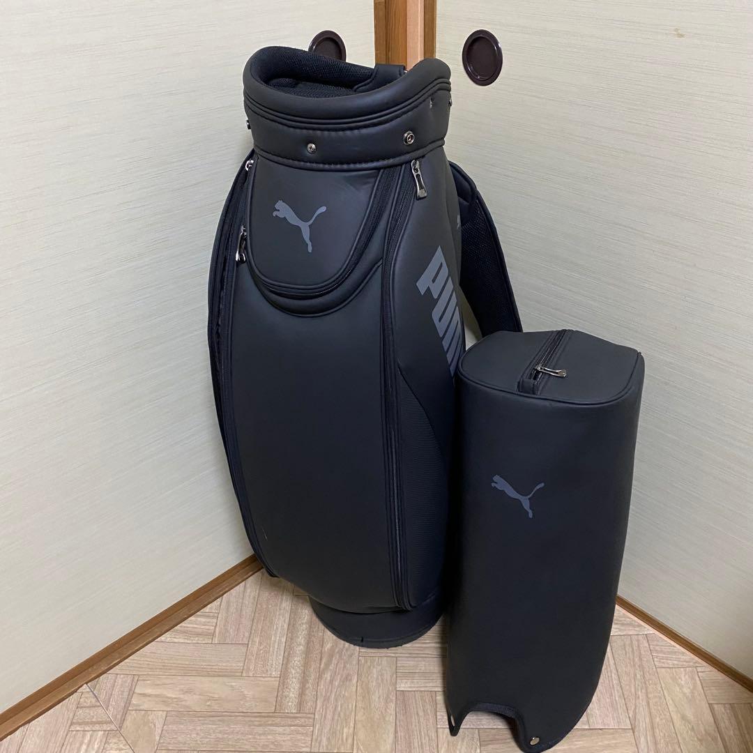 【美品】ＰＵＭＡ ＧＯＬＦ キャディバッグ　9型　ブラック
