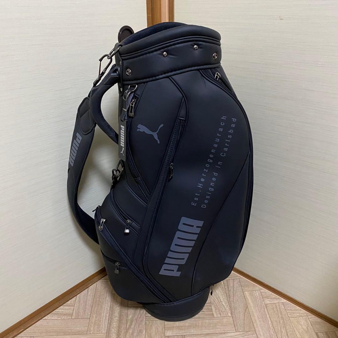 【美品】ＰＵＭＡ ＧＯＬＦ キャディバッグ　9型　ブラック