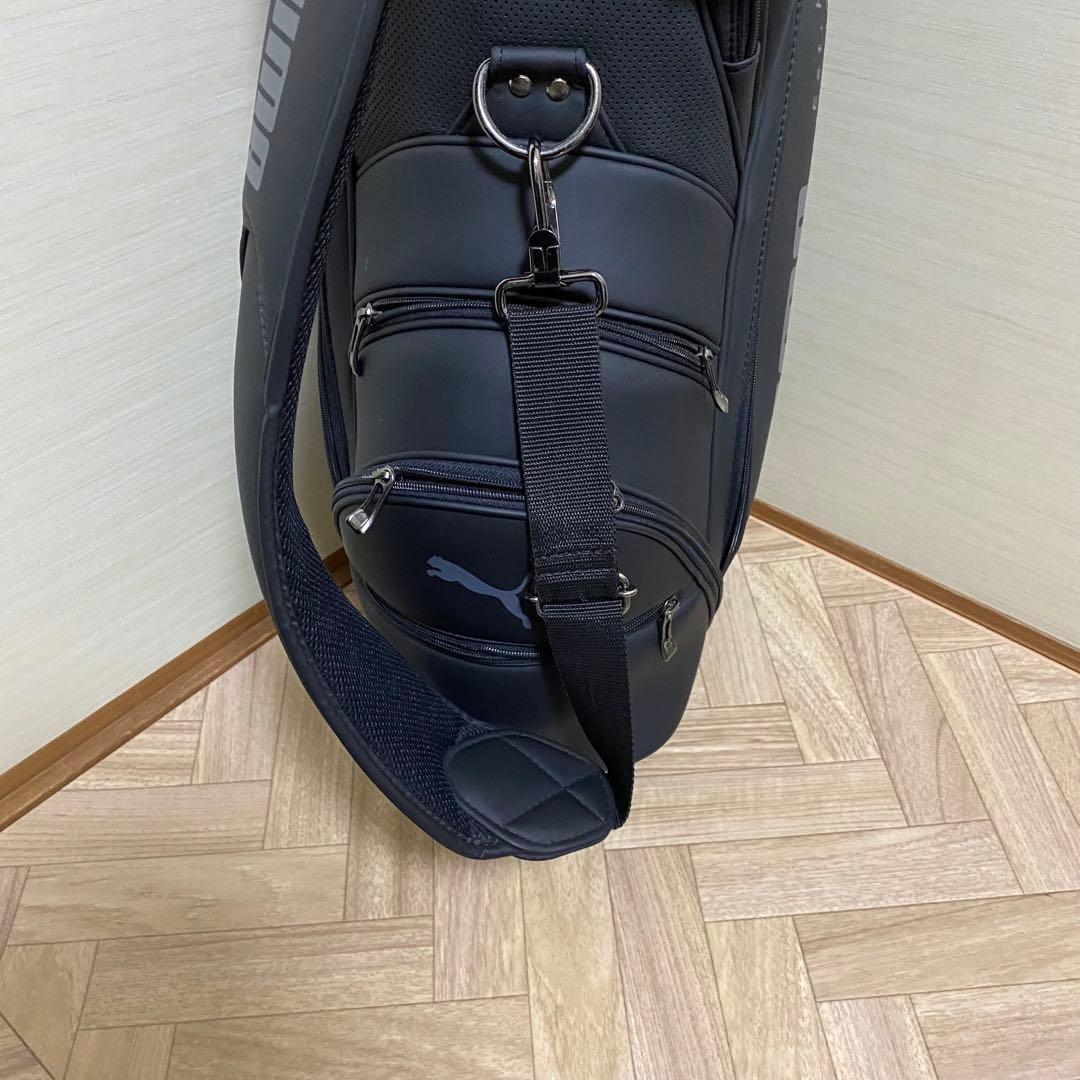 【美品】ＰＵＭＡ ＧＯＬＦ キャディバッグ　9型　ブラック