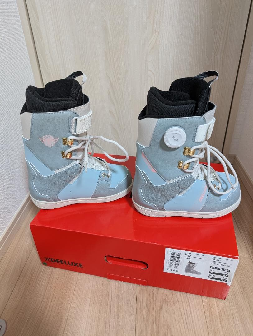 Deeluxe ディーラックス DNA 水色スノーボードブーツ 23 cm