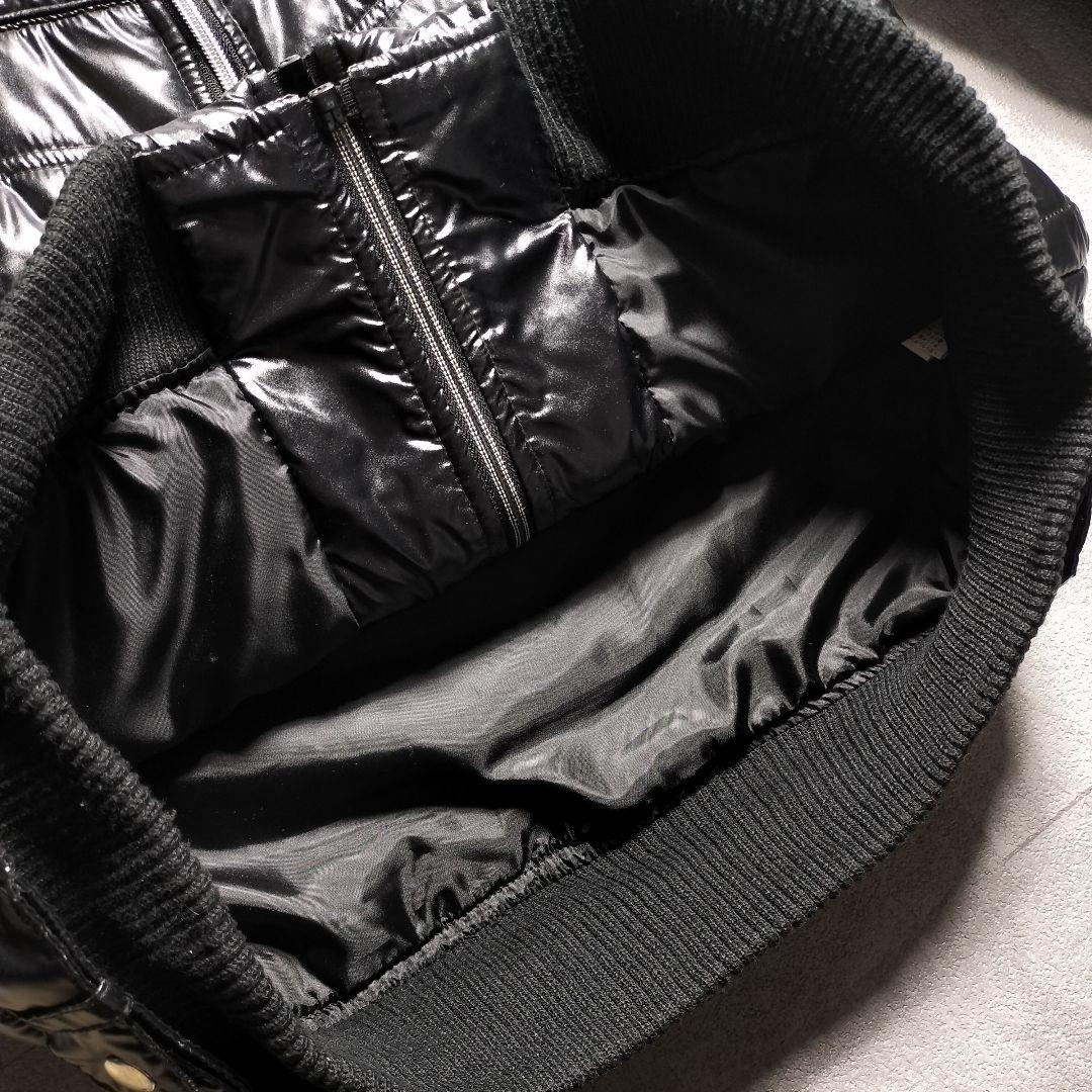 00s y2k ファーダウン 平成 お兄系 グランジ　2way 黒 ブラック