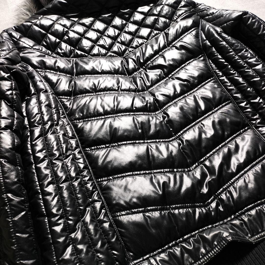 00s y2k ファーダウン 平成 お兄系 グランジ　2way 黒 ブラック