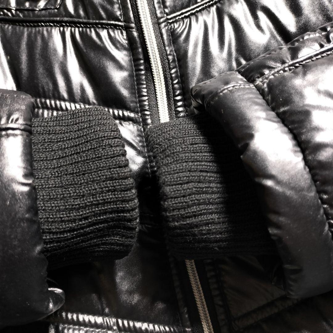 00s y2k ファーダウン 平成 お兄系 グランジ　2way 黒 ブラック