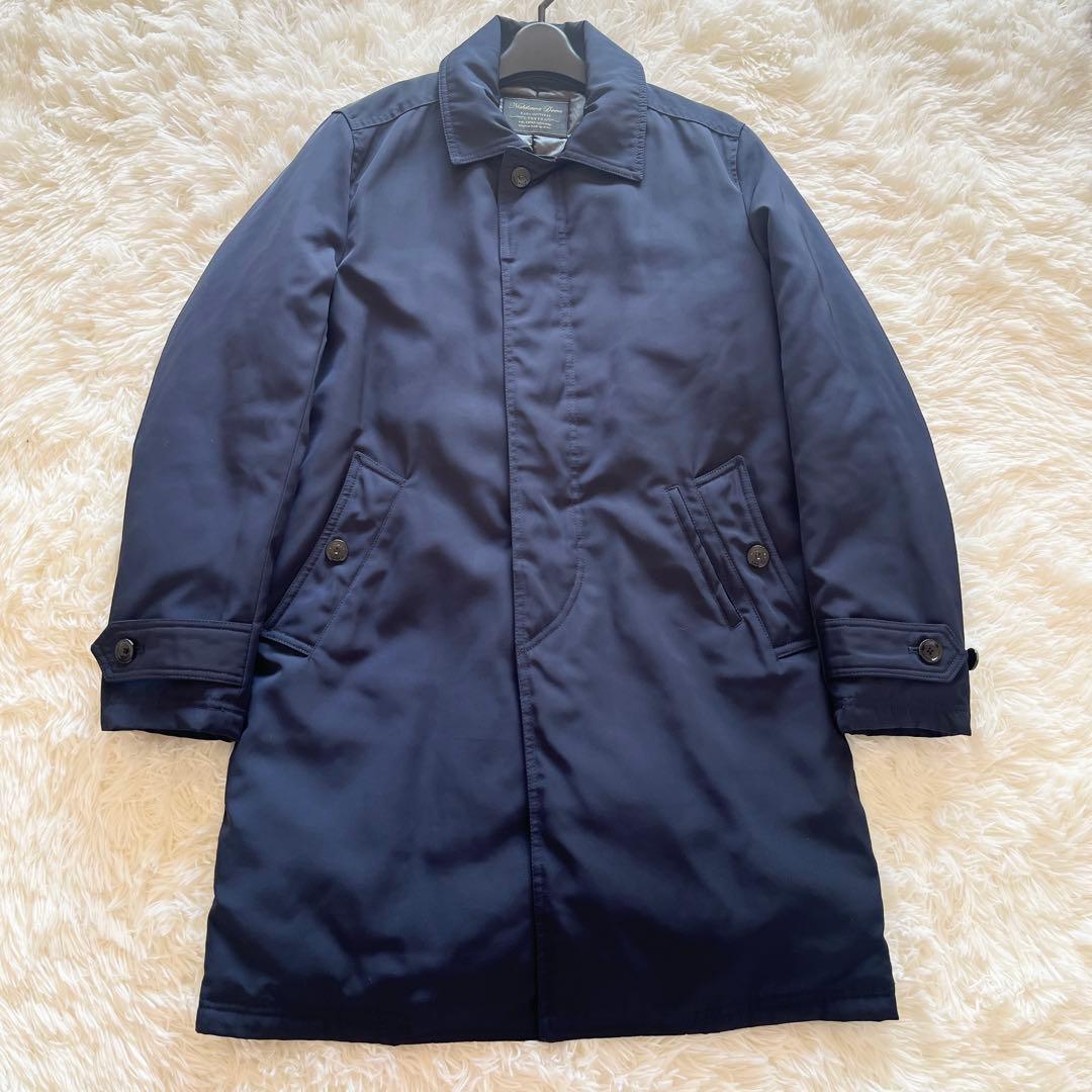 極美品　ナノユニバース×西川ダウン ステンカラーコート ダウンコート Mサイズ