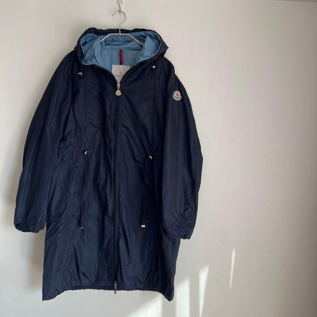 美品 モンクレール スプリングコート OMBRE フード ナイロン ワッペン