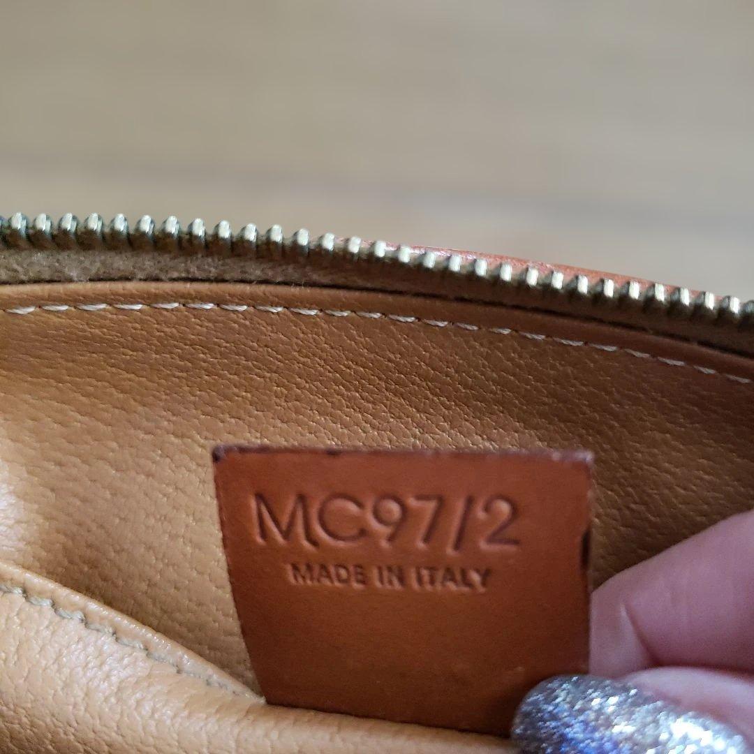 CELINE ハニカムパターン ポーチ ブラウン