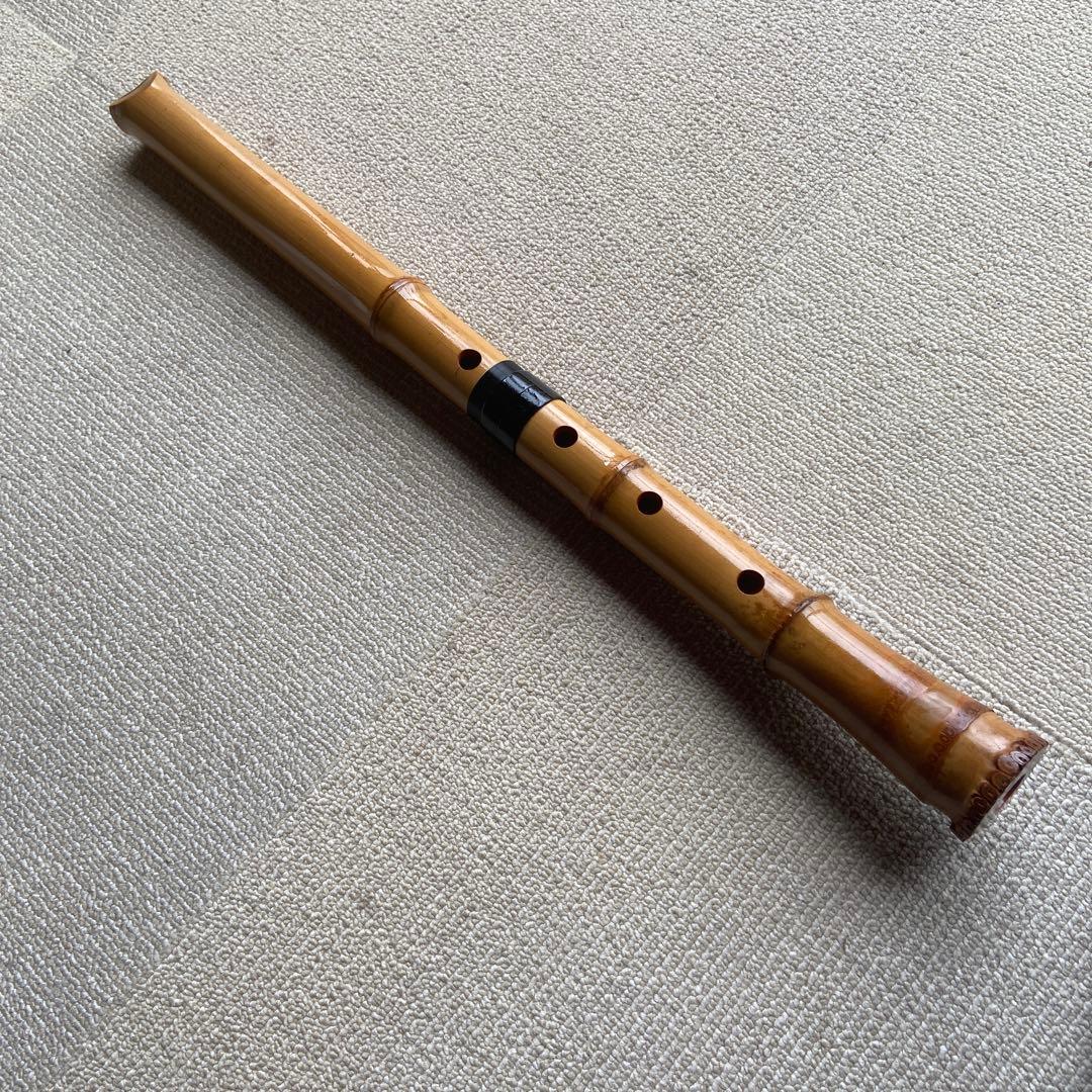 213 尺八本体 一尺八寸管竹製 5穴