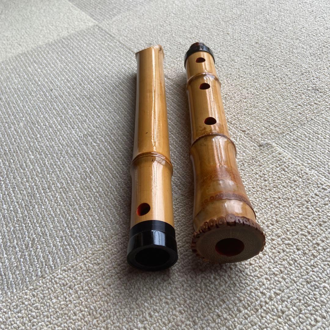 213 尺八本体 一尺八寸管竹製 5穴