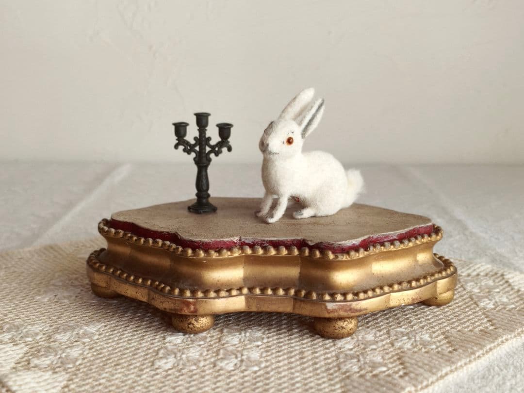 【ちびたんさま】vintage ୨୧ 真っ白な 可愛い ウサちゃん