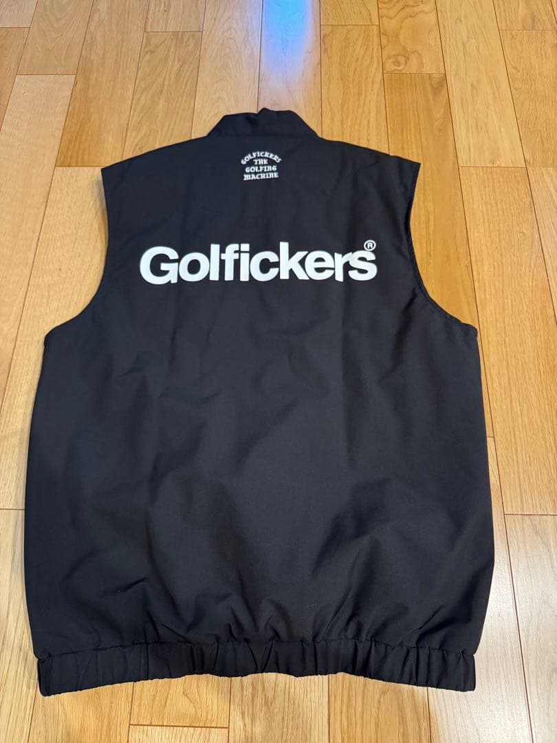 Golfickers メンズ ベスト L ブラックの通販はau PAY マーケット