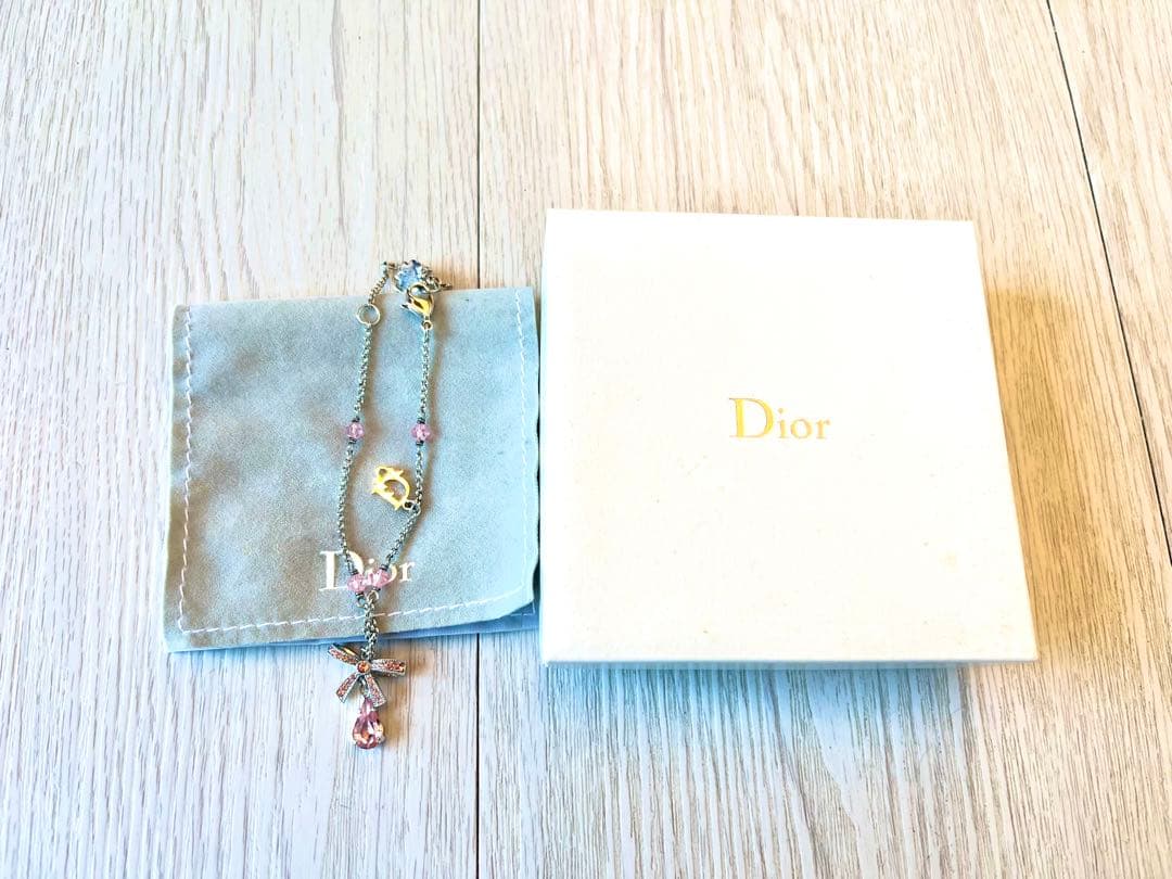 Dior リボンモチーフ ブレスレット 美品 希少 期間限定16日まで値下げ中！