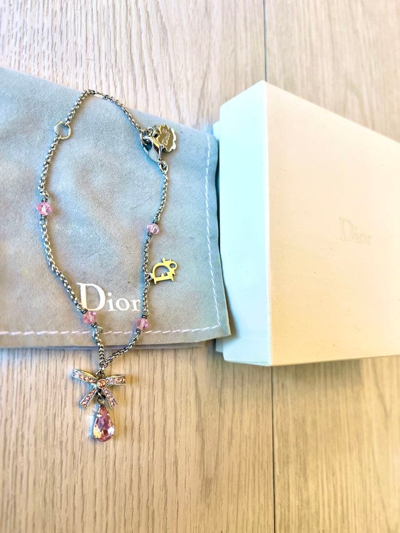 Dior リボンモチーフ ブレスレット 美品 希少 期間限定16日まで値下げ中！