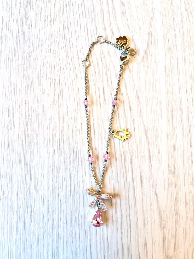 Dior リボンモチーフ ブレスレット 美品 希少 期間限定16日まで値下げ中！