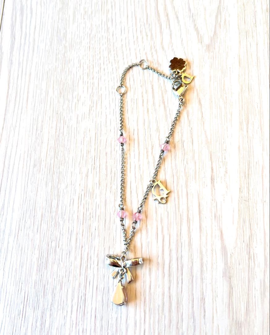 Dior リボンモチーフ ブレスレット 美品 希少 期間限定16日まで値下げ中！
