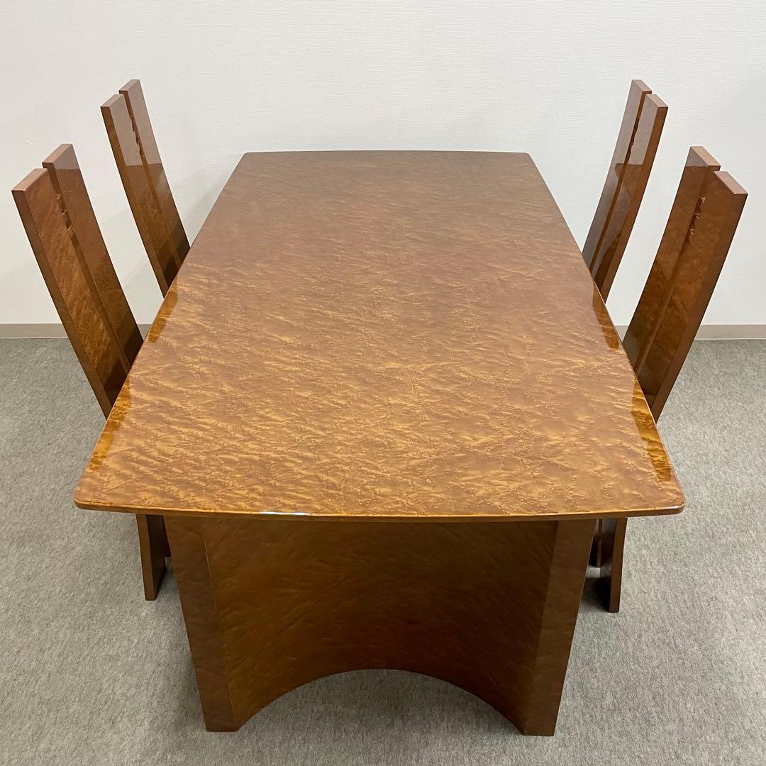 万華鏡【松創】(府中) ダイニングチェア \"バーズアイメイプル\" 1