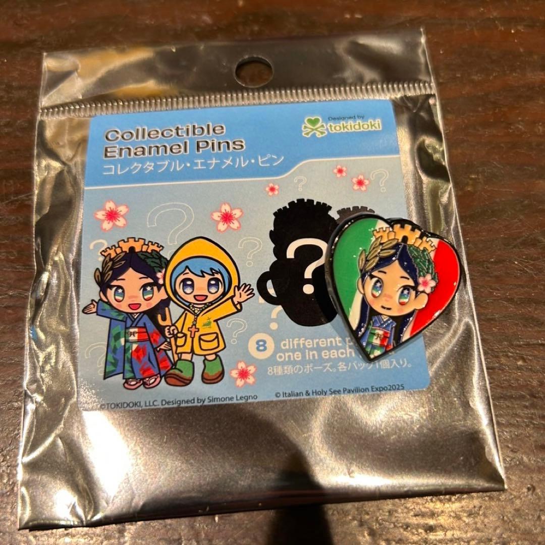 大阪関西万博 イタリア館 ピンバッジ (イタリアちゃん) - メルカリ