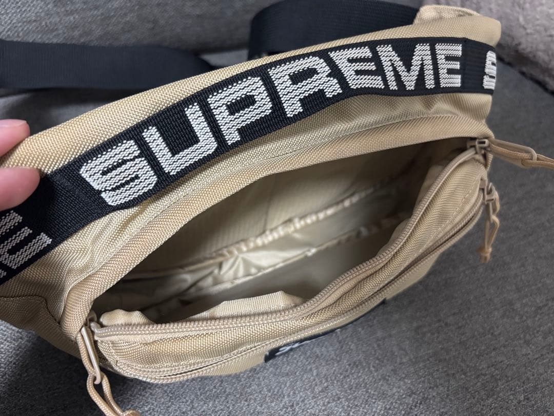 Supreme ボディバッグ 18ss ベージュ