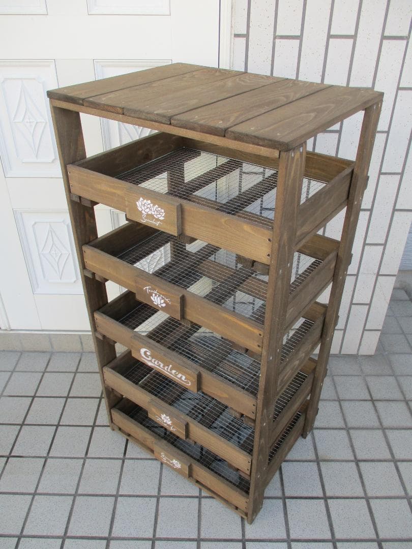 期間限定　５段トレー　多肉棚　プランター　スタンド　多肉植物棚　ラック　アガベ