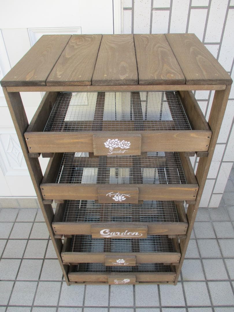 期間限定　５段トレー　多肉棚　プランター　スタンド　多肉植物棚　ラック　アガベ