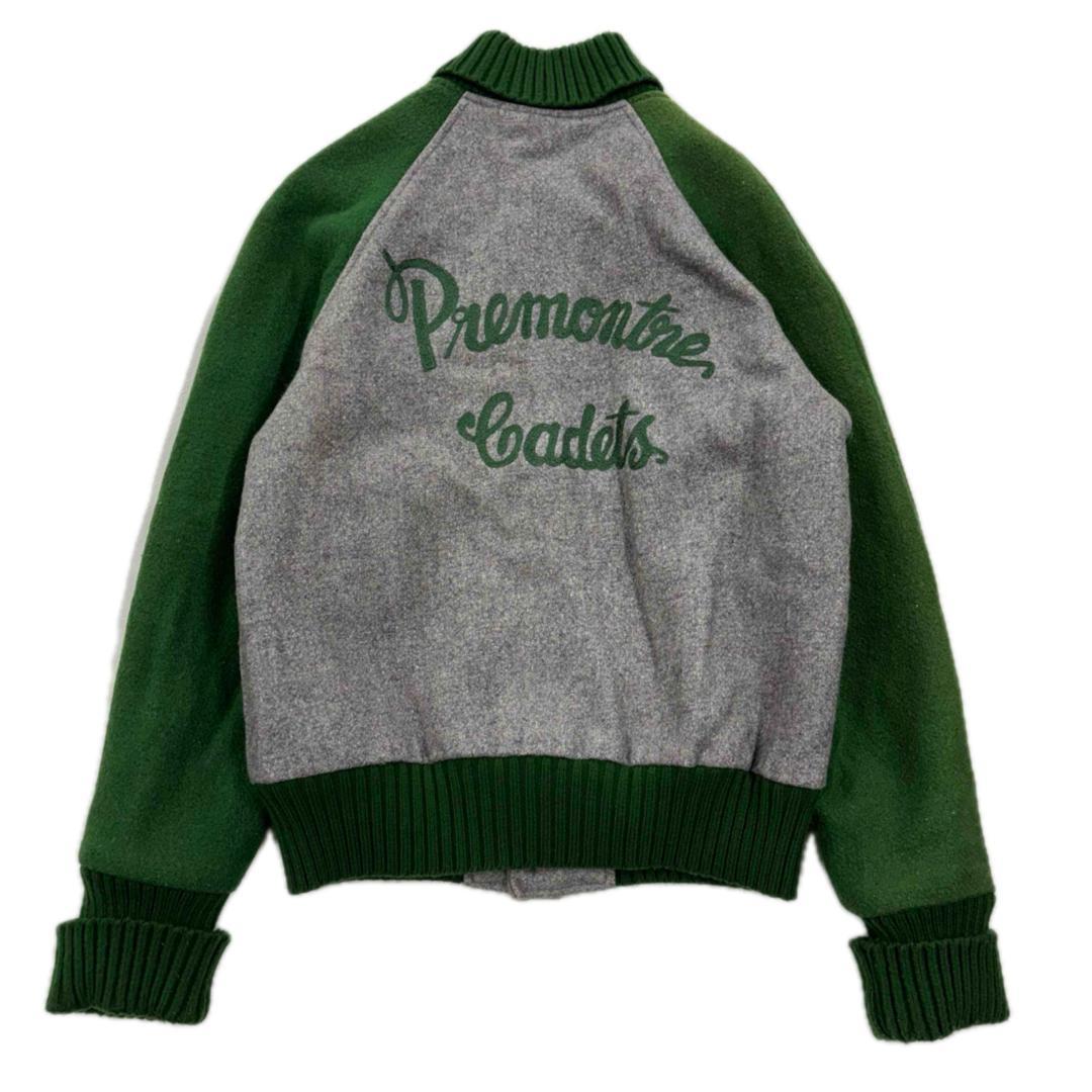 HOUSTON SPORTSWEAR プレモントレカデッツ 刺繍 スタジャン L