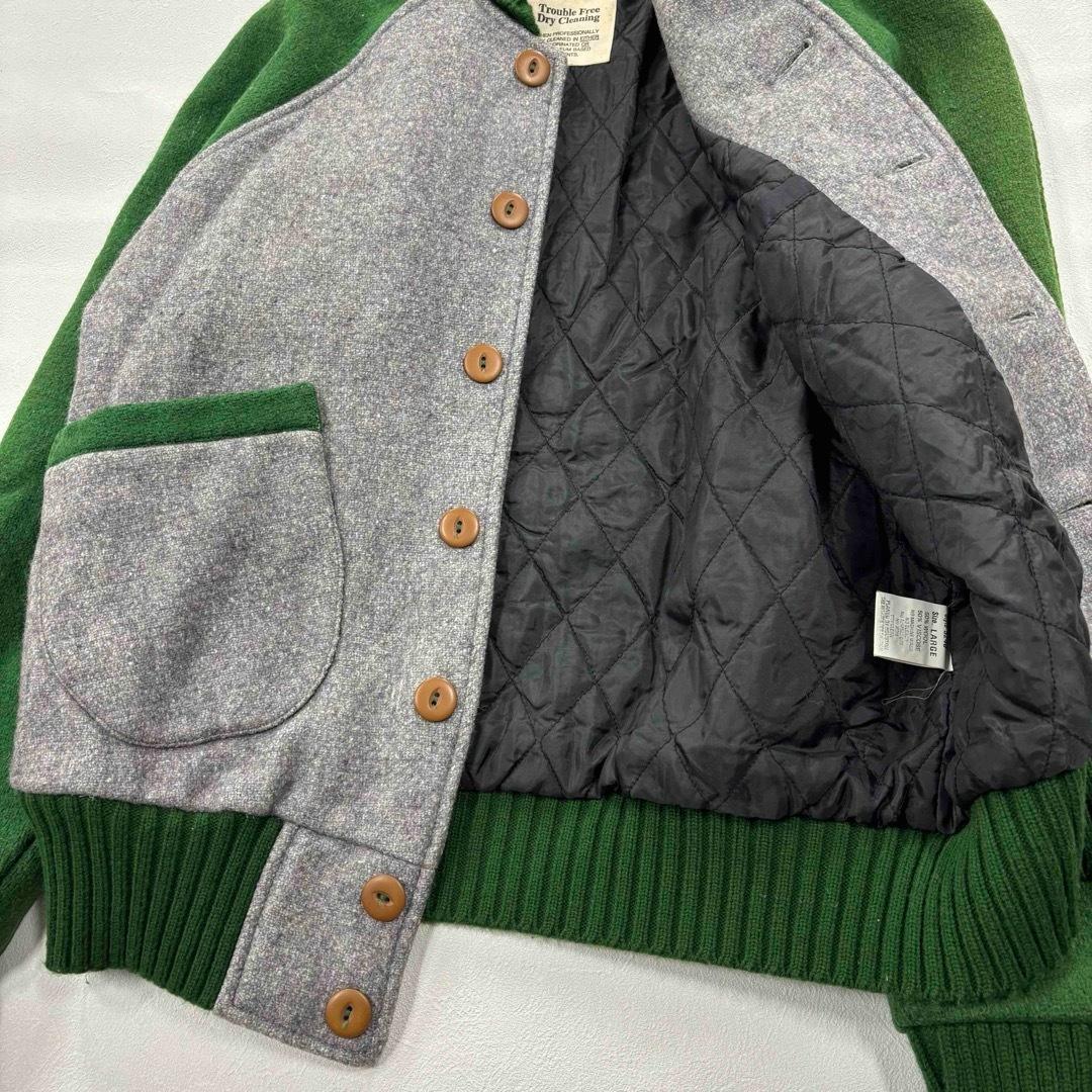 HOUSTON SPORTSWEAR プレモントレカデッツ 刺繍 スタジャン L