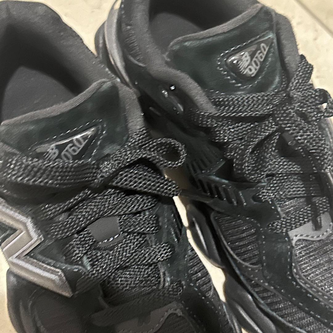 極美品 23cm ニューバランス 9060 トリプルブラック U9060BPM