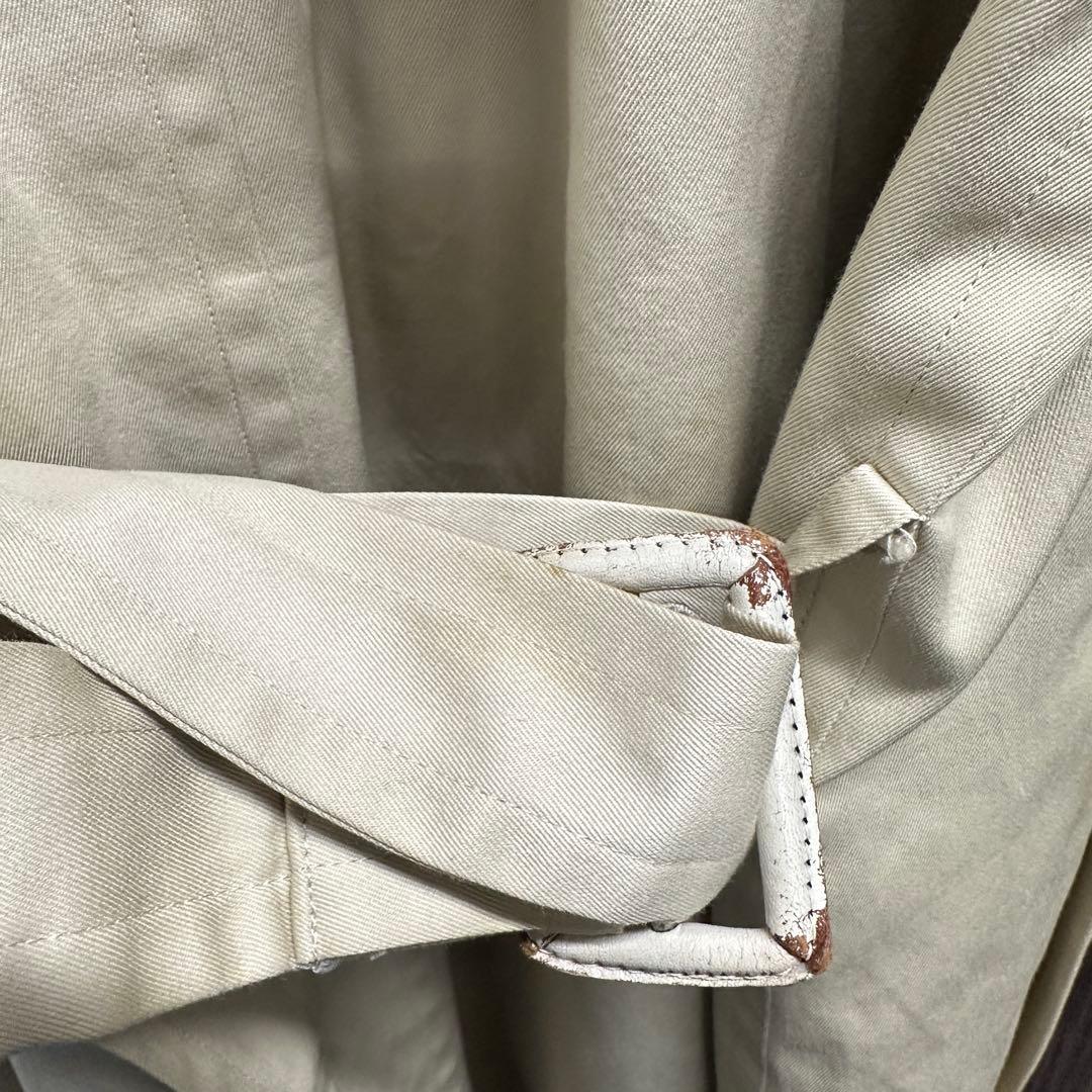 YSLトレンチコート 金ボタン ベージュ M ユニセックス ビンテージ