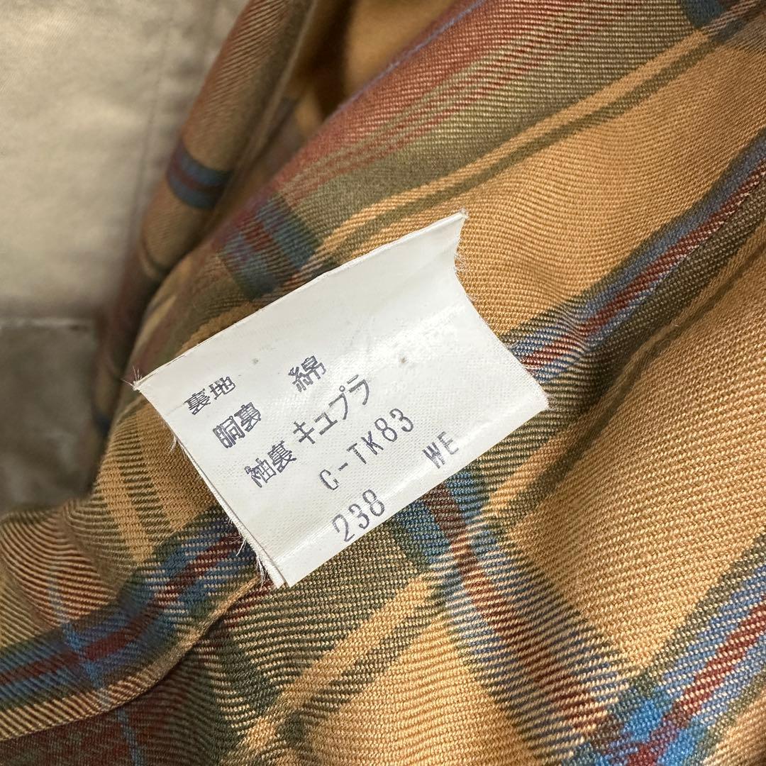 YSLトレンチコート 金ボタン ベージュ M ユニセックス ビンテージ