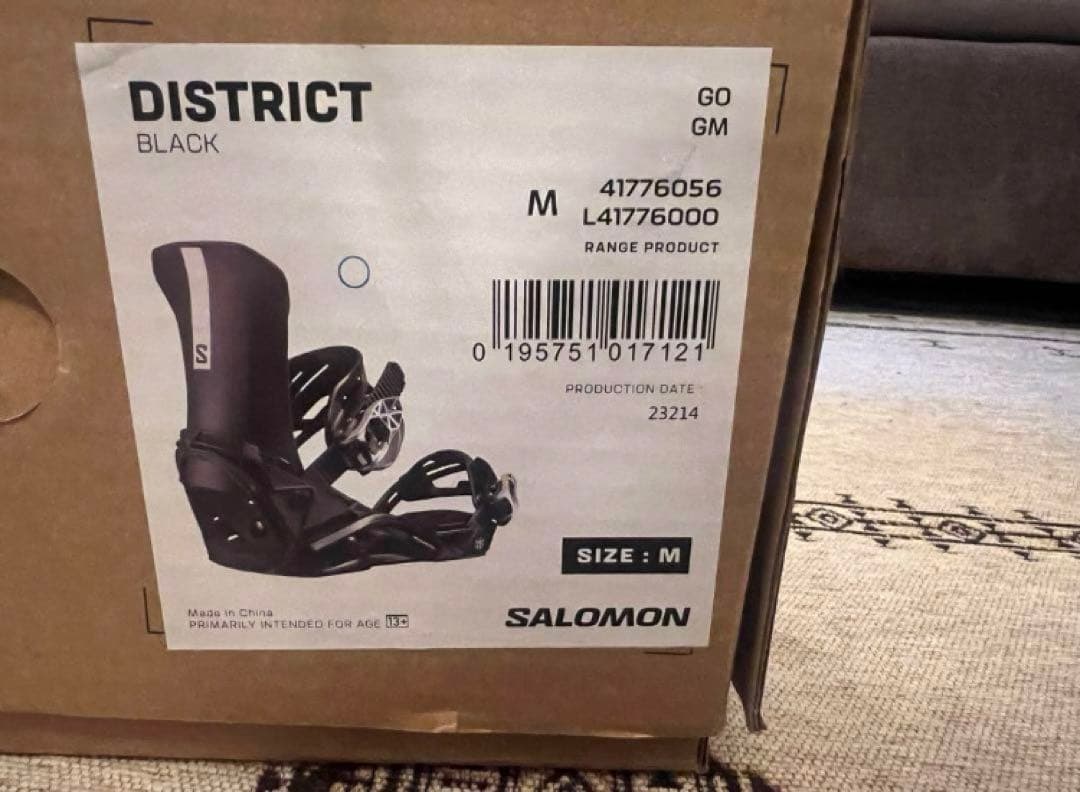 23-24 SALOMON DIRTRICT ブラック Mサイズ