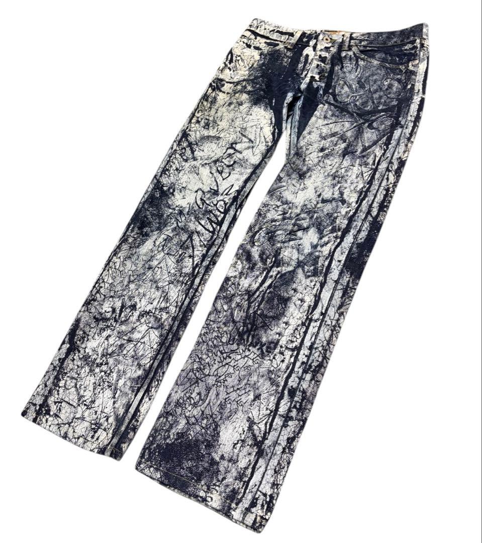 90s】Alexander McQueen gibo マックイーン本人期デニム - メルカリ