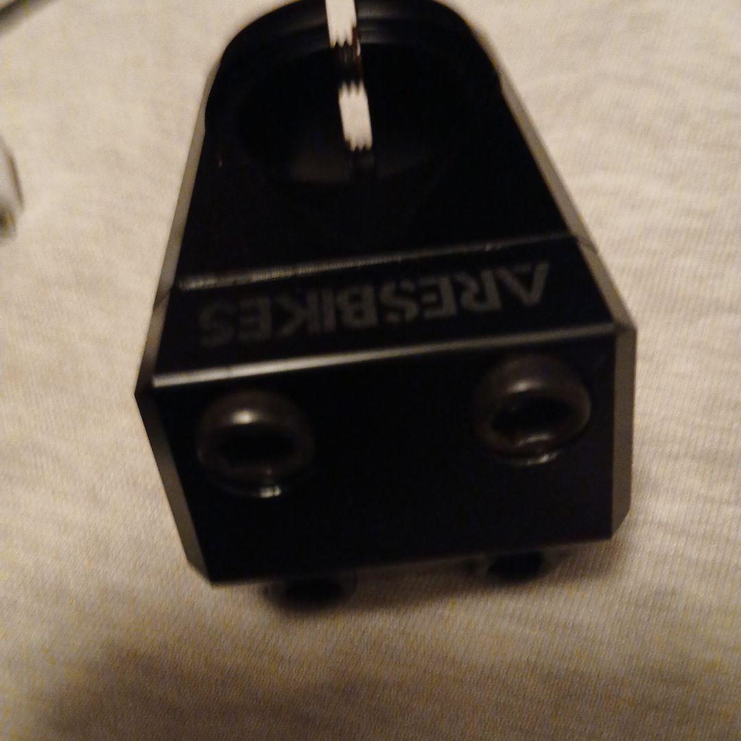 Aresbike ブラック ステム Oリング付き　AG STEM　３３ミリ