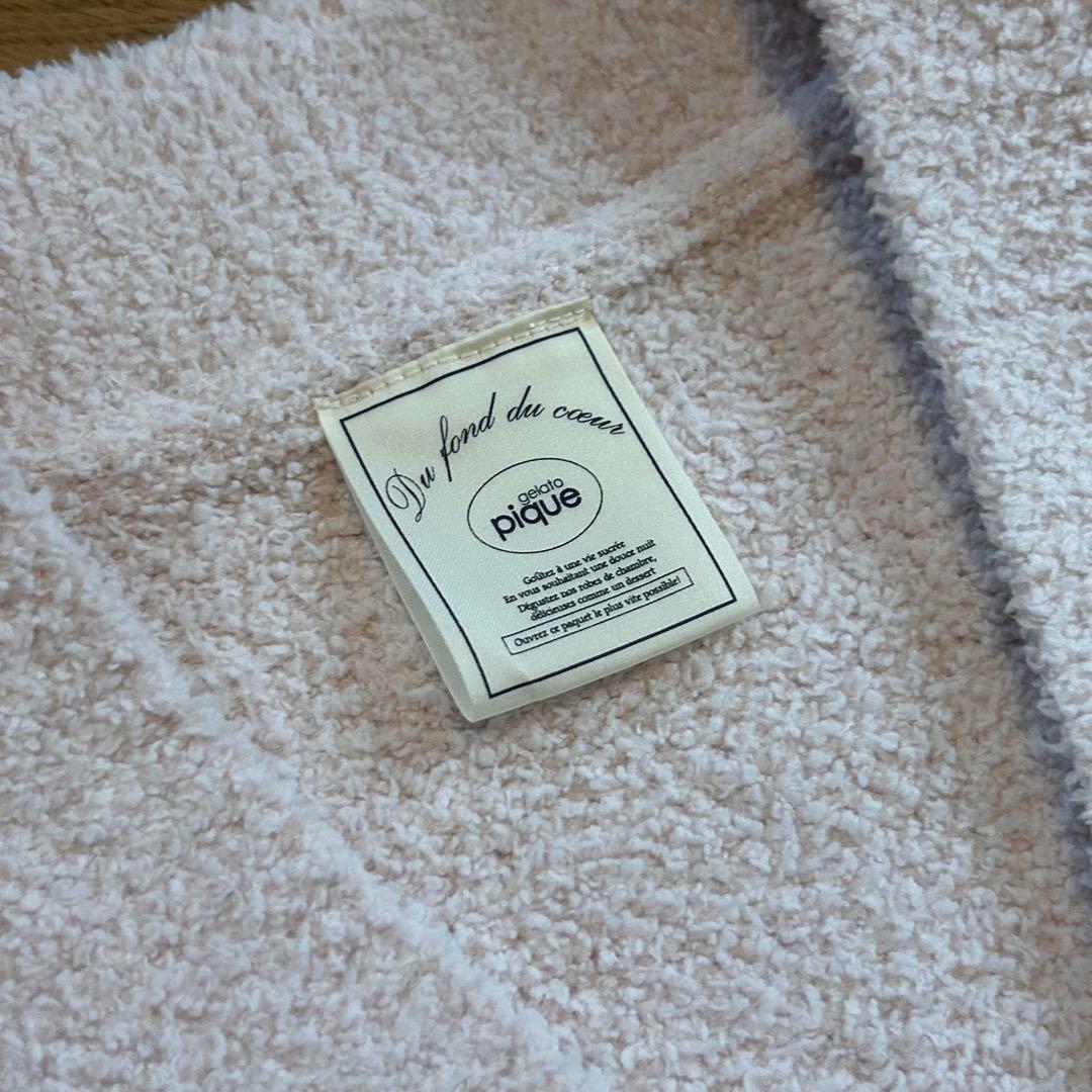 新品 gelato pique チェリージャガードカーディガン ピンク