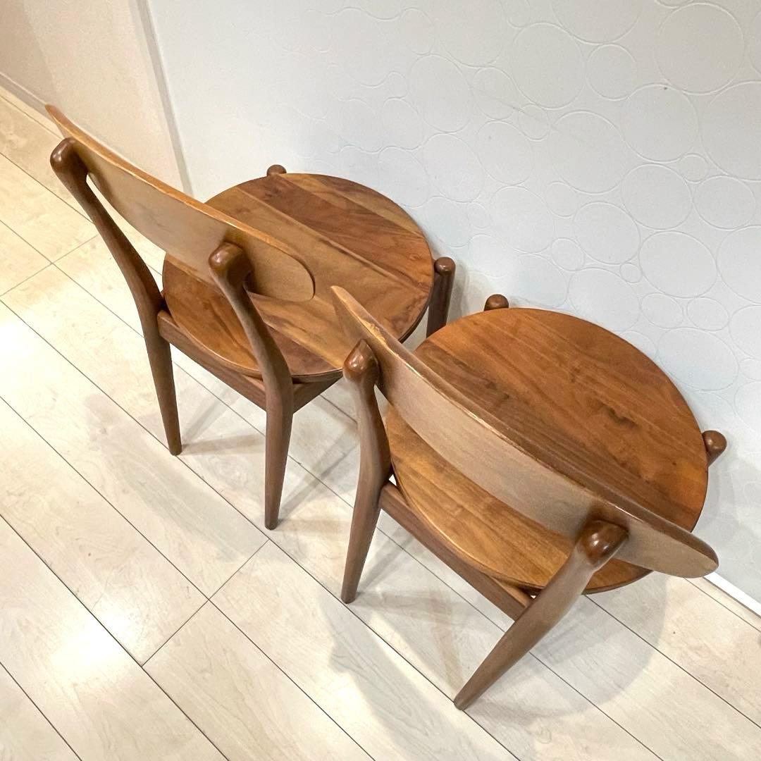 ダイニングチェア 天然木 木製 イス 無垢材 脚セット 椅子 北欧風
