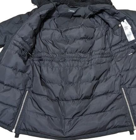 中古品】DIESEL ディーゼル N-3B ダウンコート モッズコート L 黒