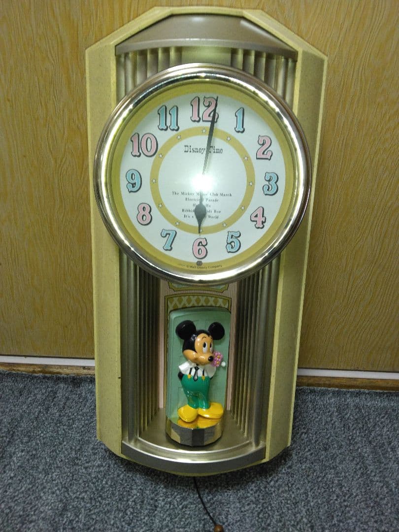 ディズニー 掛け時計 からくり時計 難あり - メルカリ